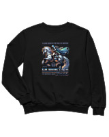 Φούτερ χωρίς κουκούλα Παιδικό - A Lone Rider In The Veil Of Mystery - Color Thumbnail Μαύρο