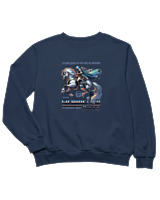 Φούτερ χωρίς κουκούλα Παιδικό - A Lone Rider In The Veil Of Mystery - Color Thumbnail Σκούρο Μπλε