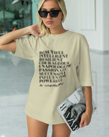 T-Shirt Classic - A Woman - Color Thumbnail SAGE GREEN