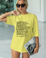 T-Shirt Classic - A Woman - Color Thumbnail LIGHT YELLOW