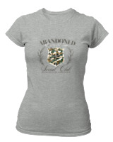 T-Shirt Στενή Γραμμή Γυναικείο - Abandoned - Color Thumbnail Γκρι Μελανζέ