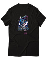 T-Shirt Αντρικό - Abracadabra Cat - Color Thumbnail Μαύρο