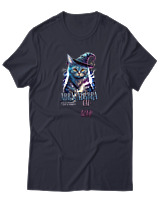 T-Shirt Αντρικό - Abracadabra Cat - Color Thumbnail Σκούρο Μπλε