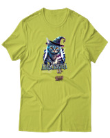 T-Shirt Αντρικό - Abracadabra Cat - Color Thumbnail Λαχανί