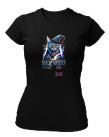 T-Shirt Στενή Γραμμή Γυναικείο - Abracadabra Cat - Color Thumbnail Μαύρο