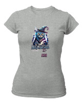 T-Shirt Στενή Γραμμή Γυναικείο - Abracadabra Cat - Color Thumbnail Γκρι Μελανζέ