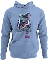 Φούτερ με κουκούλα - Abracadabra Cat - Color Thumbnail Blue Carolina