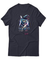 T-Shirt  Γυναικείο - Abracadabra Cat - Color Thumbnail Σκούρο Μπλέ