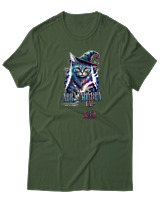 T-Shirt  Γυναικείο - Abracadabra Cat - Color Thumbnail Κυπαρισσί