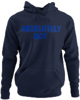 Φούτερ με κουκούλα - Absolutely Not - Color Thumbnail Navy Blue