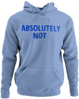 Φούτερ με κουκούλα - Absolutely Not - Color Thumbnail Blue Carolina