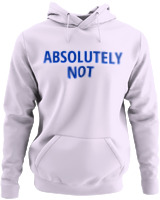 Φούτερ με κουκούλα - Absolutely Not - Color Thumbnail Λιλά