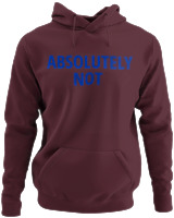Φούτερ με κουκούλα - Absolutely Not - Color Thumbnail Marron