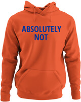 Φούτερ με κουκούλα - Absolutely Not - Color Thumbnail Orange