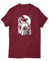 T-Shirt Αντρικό - Ace - Color Thumbnail Σκούρο Κόκκινο