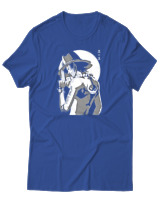 T-Shirt Αντρικό - Ace - Color Thumbnail Μπλε Ρουά