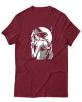 T-Shirt  Γυναικείο - Ace - Color Thumbnail Σκούρο Κόκκινο