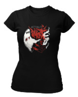 T-Shirt Στενή Γραμμή Γυναικείο - Actually - Color Thumbnail Μαύρο