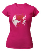 T-Shirt Στενή Γραμμή Γυναικείο - Actually - Color Thumbnail Φουξια