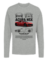 Μακρυμάνικο Μακό Αντρικό - Acura NSX - Color Thumbnail Γκρι Μελανζέ