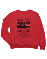 Φούτερ χωρίς κουκούλα Παιδικό - Acura NSX - Color Thumbnail Κόκκινο
