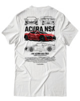 T-Shirt Αντρικό - Acura NSX - Color Thumbnail Άσπρο
