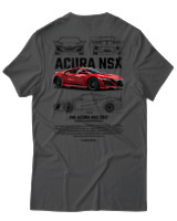 T-Shirt Αντρικό - Acura NSX - Color Thumbnail Ανθρακί
