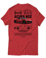 T-Shirt Αντρικό - Acura NSX - Color Thumbnail Κόκκινο
