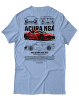 T-Shirt Αντρικό - Acura NSX - Color Thumbnail Γαλάζιο