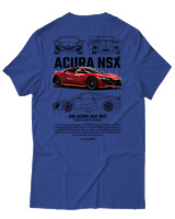 T-Shirt Αντρικό - Acura NSX - Color Thumbnail Μπλε Ρουά