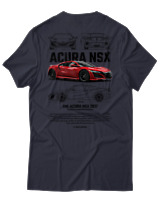 T-Shirt Αντρικό - Acura NSX - Color Thumbnail Σκούρο Μπλε