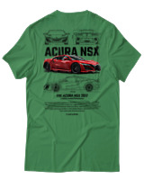 T-Shirt Αντρικό - Acura NSX - Color Thumbnail Πράσινο