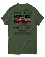 T-Shirt Αντρικό - Acura NSX - Color Thumbnail Κυπαρισσί
