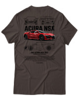 T-Shirt Αντρικό - Acura NSX - Color Thumbnail Καφέ