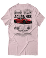 T-Shirt Αντρικό - Acura NSX - Color Thumbnail Απαλό Ροζ