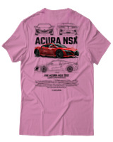 T-Shirt Αντρικό - Acura NSX - Color Thumbnail Ροζ