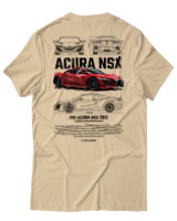 T-Shirt Αντρικό - Acura NSX - Color Thumbnail Μπεζ