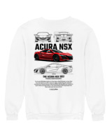 Φούτερ χωρίς κουκούλα Γυναικείο - Acura NSX - Color Thumbnail 'Ασπρο
