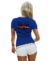 T-Shirt Στενή Γραμμή Γυναικείο - Acura NSX - Color Thumbnail Μπλε Ρουά