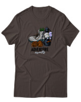 T-Shirt  Γυναικείο - Adventure Awaits - Color Thumbnail Καφέ