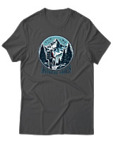 T-Shirt Αντρικό - Adventure Awaits Mountain - Color Thumbnail Ανθρακί