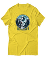 T-Shirt Αντρικό - Adventure Awaits Mountain - Color Thumbnail Χρυσό Κίτρινο