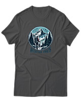 T-Shirt  Γυναικείο - Adventure Awaits Mountain - Color Thumbnail Ανθρακί