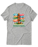 T-Shirt Αντρικό - Adventure Awaits River - Color Thumbnail Γκρι Μελανζέ