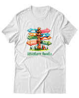 T-Shirt Αντρικό - Adventure Awaits River - Color Thumbnail Άσπρο