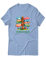 T-Shirt Αντρικό - Adventure Awaits River - Color Thumbnail Γαλάζιο