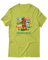 T-Shirt Αντρικό - Adventure Awaits River - Color Thumbnail Λαχανί
