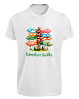 T-Shirt Fit Αντρικό - Adventure Awaits River - Color Thumbnail 'Ασπρο