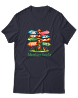 T-Shirt  Γυναικείο - Adventure Awaits River - Color Thumbnail Σκούρο Μπλέ