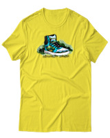 T-Shirt Αντρικό - Adventure Awaits Shoe - Color Thumbnail Κίτρινο